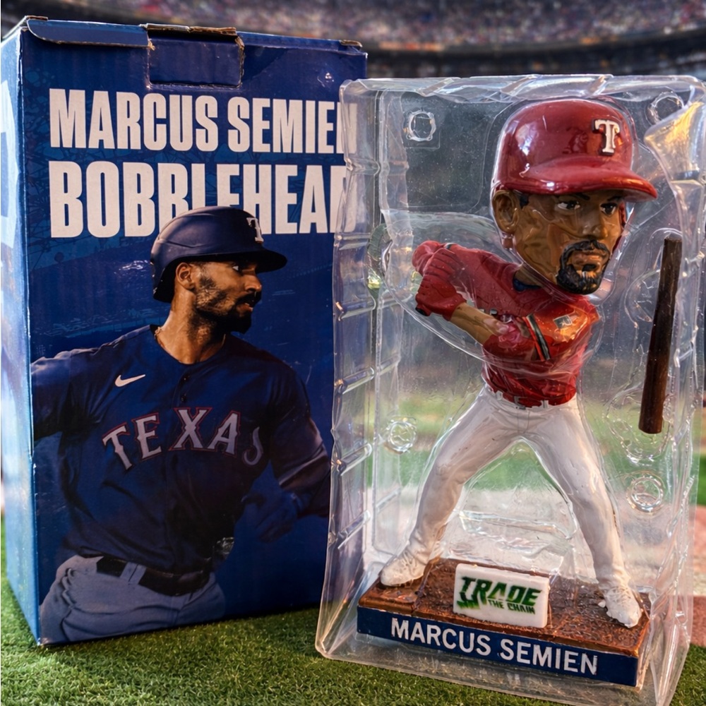 Marcus Semien Bobblehead in Red and White